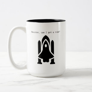 Die Gluten-freie Nerd-Raum-Tasse Zweifarbige Tasse