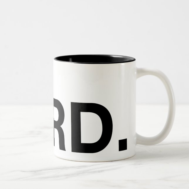 Die Gluten-freie Nerd-Tasse Zweifarbige Tasse (Rechts)