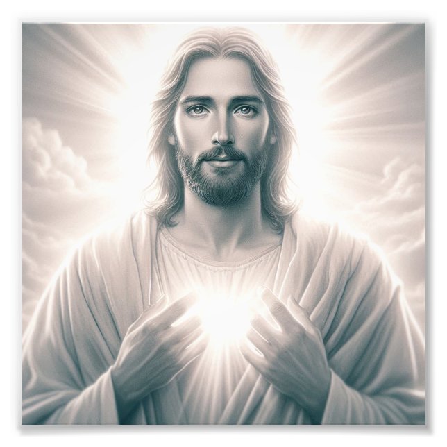 Die Gnade des Erretters: Ganzes Portrait von Lord  Fotodruck (Vorne)