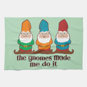 Die Gnomes ließen mich es tun Küchentuch