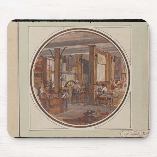 Die Gobelin-Werkstatt, 1840 Mousepad (Vorne)