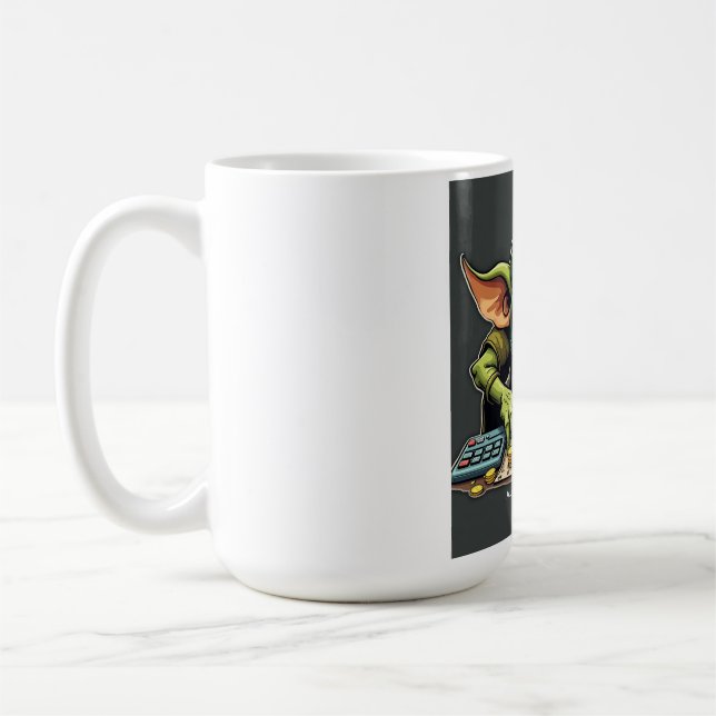 Die Goblinhandwerker-Gilde der Buchhalter Kaffeetasse (Links)