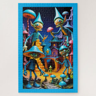 Die Goblins von Groll-Town - Ken Gage Fantasy-Kuns Puzzle