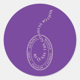 Die Goddess Classic Round Stickers veröffentlichen