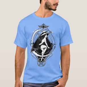 Die Goddess Hecate Tarot Card Triple Moon Wiccan P T-Shirt