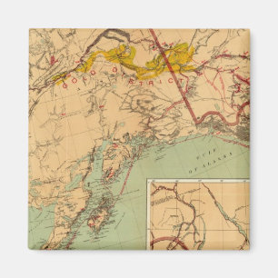 Die Gold- und Kohlefelder von Alaska Magnet