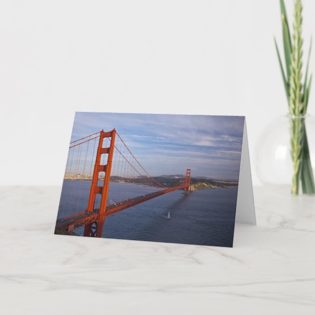 Die Golden Gate Bridge vom Marin Karte (Vorderseite)