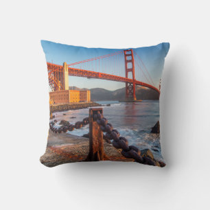Die Golden Gate Bridge von Fort Point Kissen