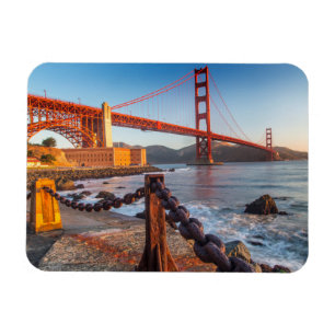Die Golden Gate Bridge von Fort Point Magnet