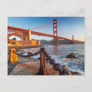 Die Golden Gate Bridge von Fort Point Postkarte