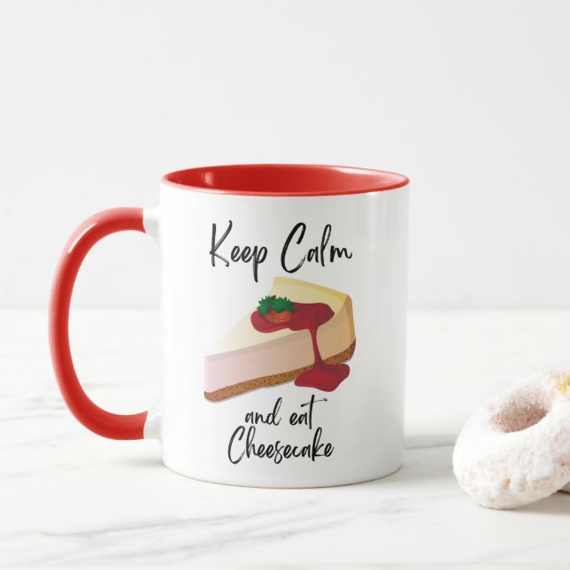 Die Golden Girls Behielt Ruhe und essen Cheesecake Tasse (Mit Donut)