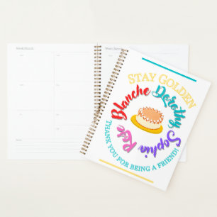Die Golden Girls Bleibe Golden Typografy Cheesecak Planer