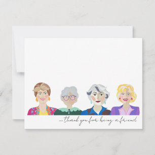 Die Golden Girls Notizkarten Dankeskarte