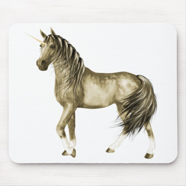 die Golden Unicorn Mousepad (Vorne)