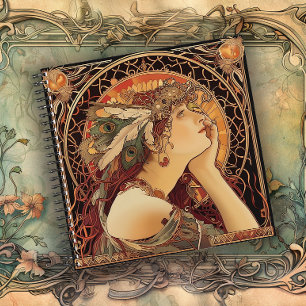 Die goldene Ära der Gnade des Jugendendstils Notizbuch