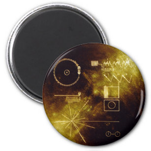 Die goldene Aufnahme der Voyager Magnet