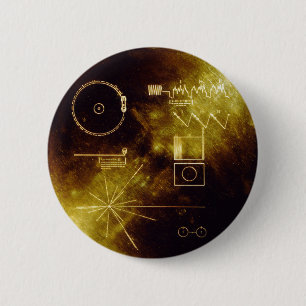Die goldene Aufzeichnung des Voyagers Button