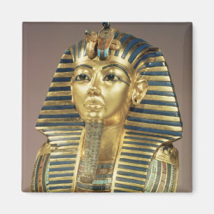 Die goldene Begräbungsmaske aus Grab von Magnet