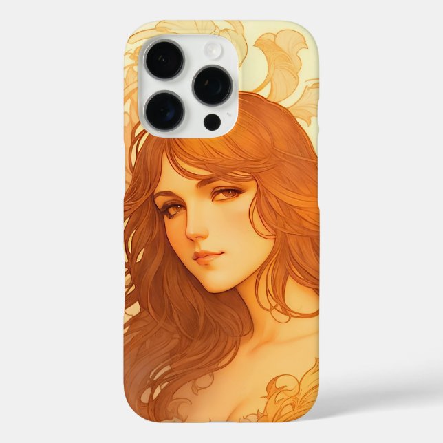 Die goldene Dame des Jugendstils Case-Mate iPhone Hülle (Rückseite)