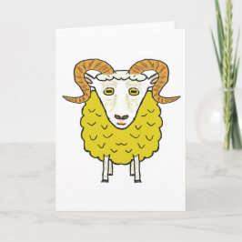 Die goldene Fleece Dankeskarte