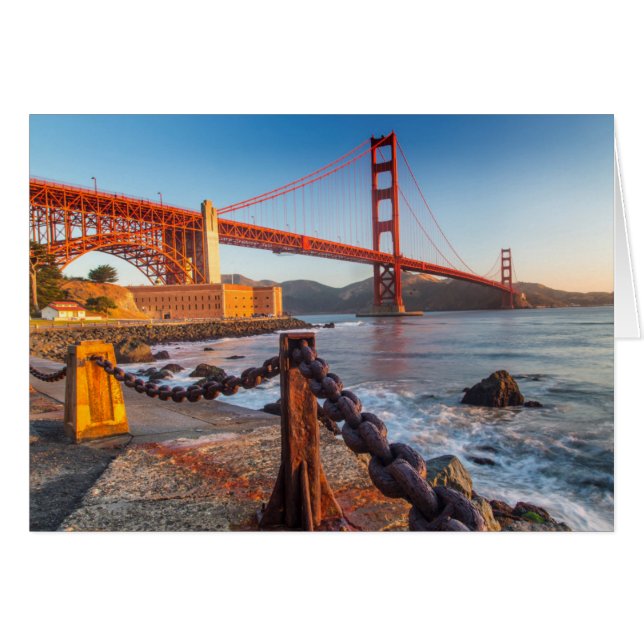 Die goldene Gate-Brücke von Fort Point (Vorderseite (Horizontal))