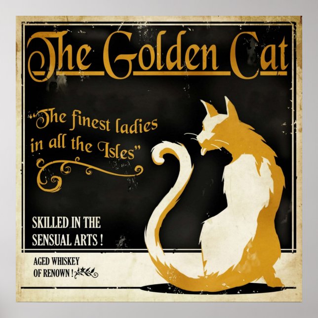Die goldene Katze wird missachtet Poster (Vorne)