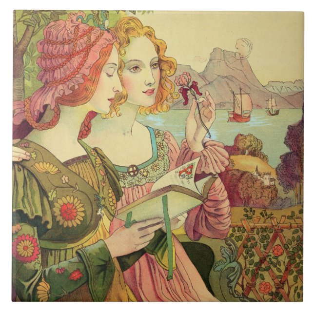 Die goldene Legende, 1897, von "L'Estampe Fliese (Vorderseite)