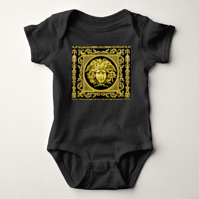 Die goldene Medusa Baby Strampler (Vorderseite)
