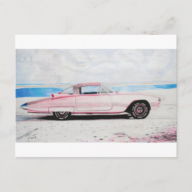 Die Goldene Rakete Postkarte (Vorderseite)