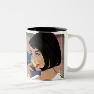 Die goldene Rose Zweifarbige Tasse