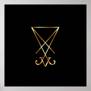 Die goldene Sigil Luzifers Poster