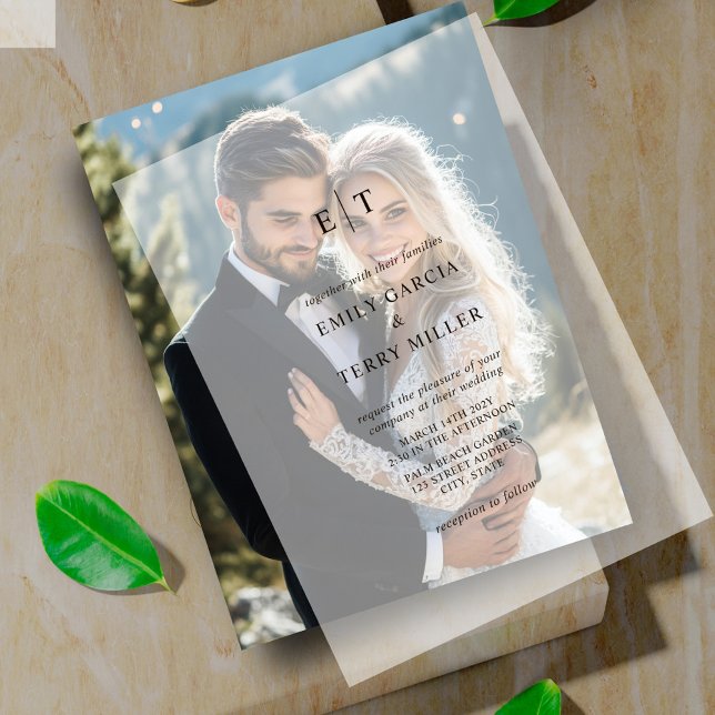 Die goldene Stunde Grace Moderne Mongram Hochzeit (Von Creator hochgeladen)