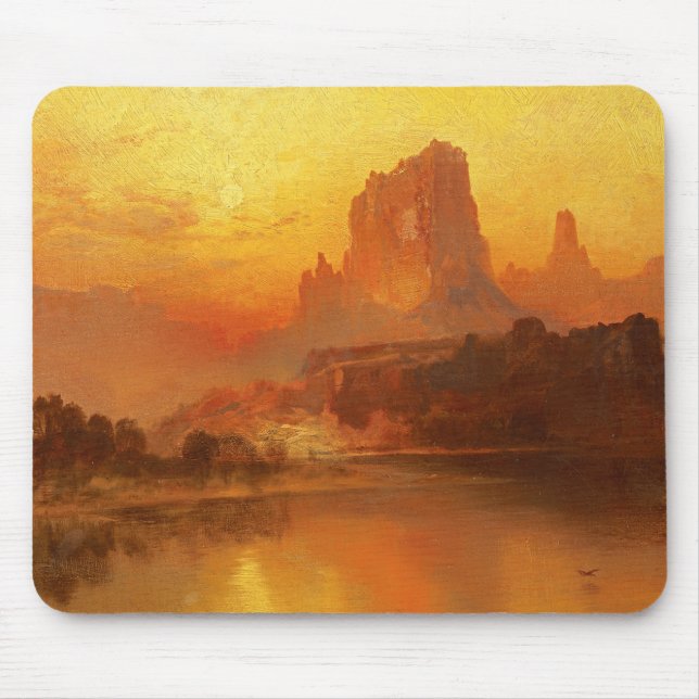 Die goldene Stunde, Moran, 1875 Mousepad (Vorne)
