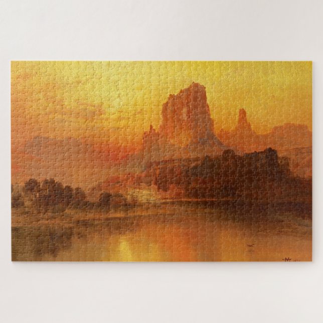 Die goldene Stunde, Moran, 1875 Puzzle (Horizontal)