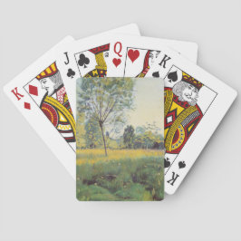 Die goldene Wiese (von Ferdinand Hodler) Spielkarten