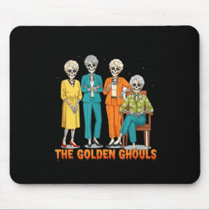 Die goldenen Ghule Skelett Halloween Idee Lustig Mousepad