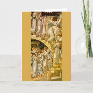 "Die goldenen Treppen" von Edward Burne-Jones Karte