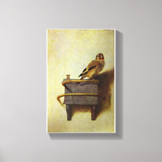 Die Goldfinch-Malerei Leinwanddruck (Vorderseite)