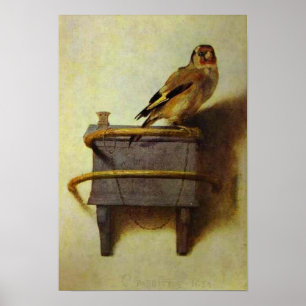 Die Goldfinch-Malerei Poster