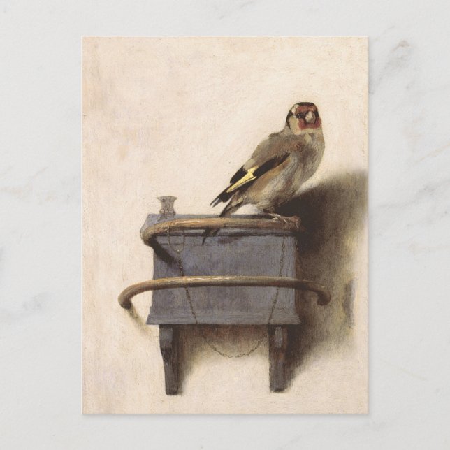 Die Goldfinch Postkarte (Vorderseite)