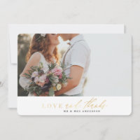 Die GoldLiebe und -dank, die wedding sind, dankt