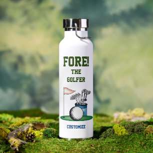Die Golfer-Wasserflasche Trinkflasche
