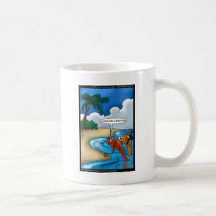 Die Golfplätze Fish Funny T-Shirts Karten und ande Kaffeetasse