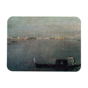 Die Gondel auf der Lagune Magnet