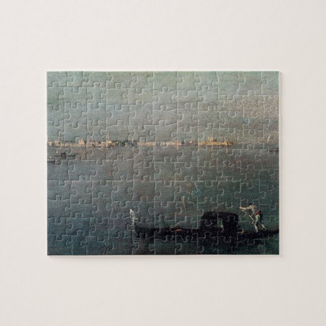 Die Gondel auf der Lagune Puzzle (Horizontal)