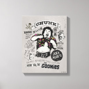 Die Goonies Chunk Retro Collage Leinwanddruck
