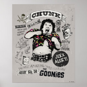 Die Goonies Chunk Retro Collage Poster