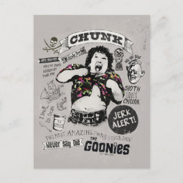 Die Goonies Chunk Retro Collage Postkarte