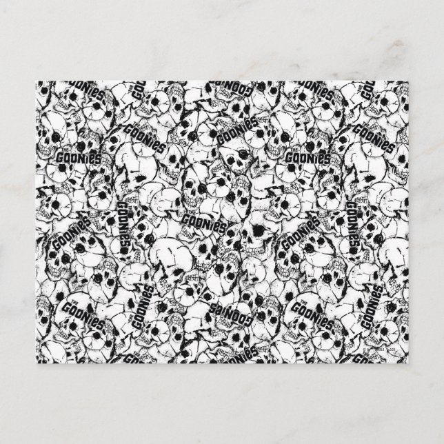Die Goonies ein Mit Augen Willy Skull-Muster Postkarte (Vorderseite)