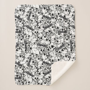 Die Goonies ein Mit Augen Willy Skull-Muster Sherpadecke